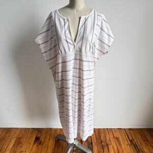 KULE Striped Tunic Midi Dress
